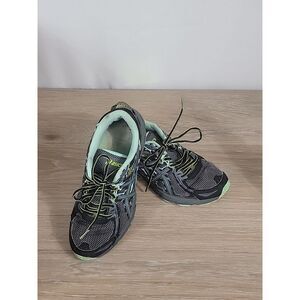 Asics Gel Venture 6 Women's Gray Blue Running Logo Training Sneaker T7G6N Sz 9‎